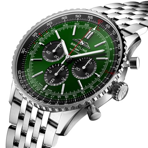 mens britling replica green dial watches|black and green dial watch.